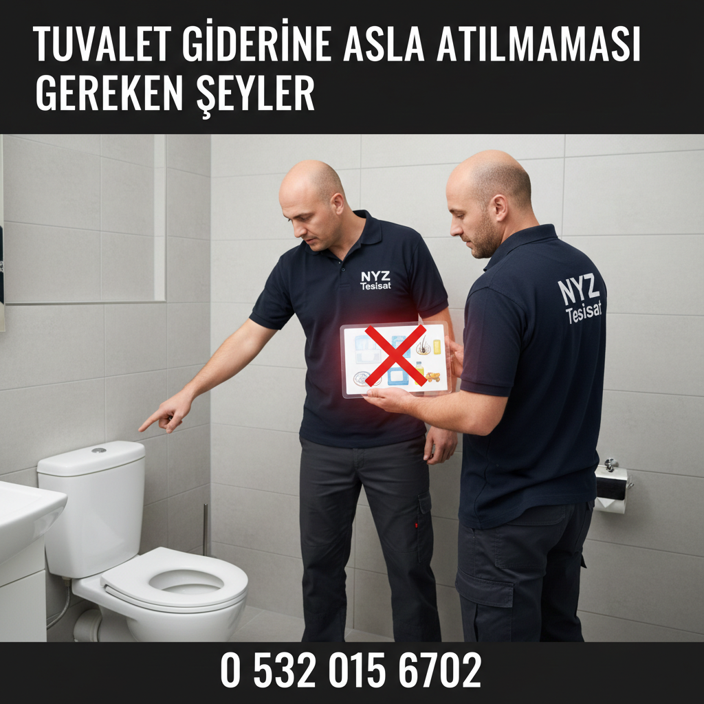 Tuvalet Giderine Asla Atılmaması Gereken Şeyler