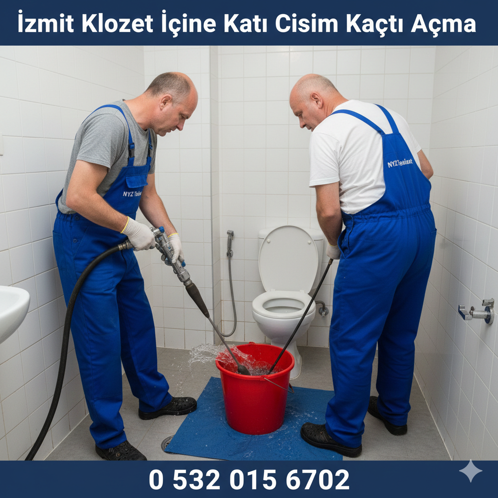 İzmit Klozet İçine Katı Cisim Kaçtı Açma