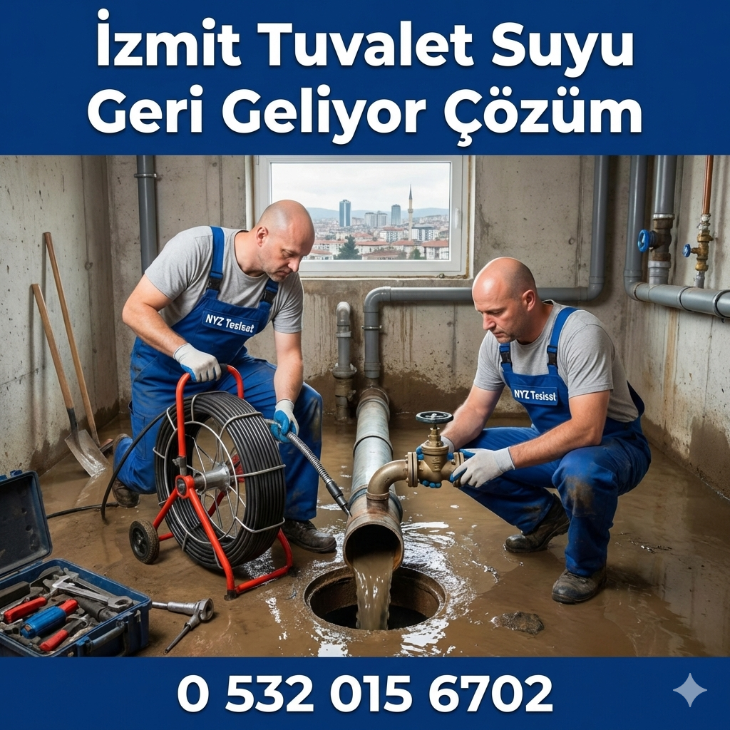 İzmit Tuvalet Suyu Geri Geliyor Çözüm