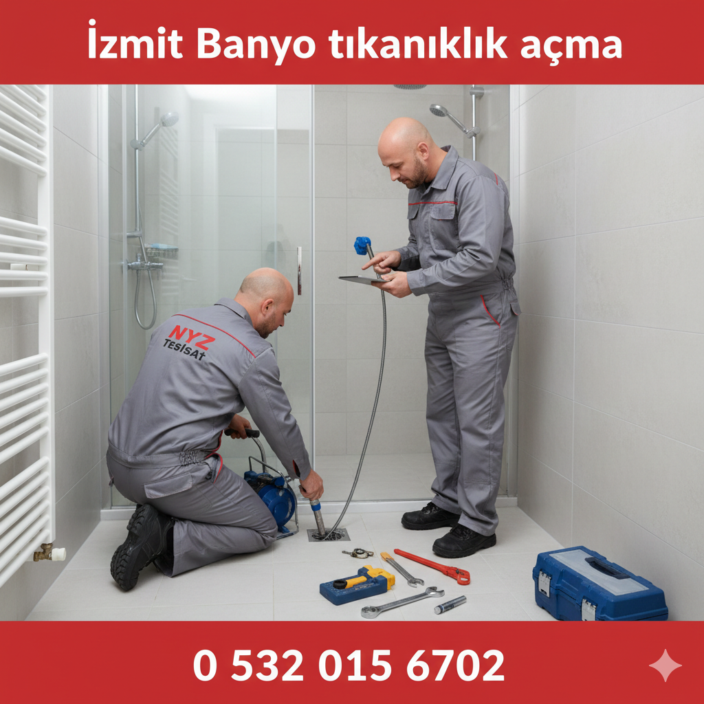 İzmit Banyo Tıkanıklık Açma