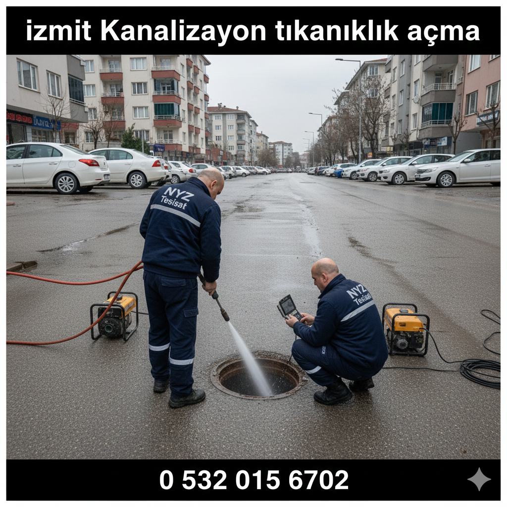 İzmit Kanalizasyon Tıkanıklık Açma