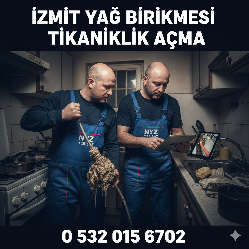 İzmit Yağ Birikmesi Tıkanıklık Açma