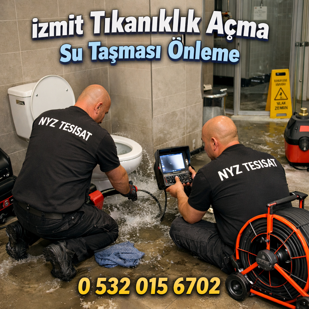 İzmit Tıkanıklık Açma Su Taşması Önleme