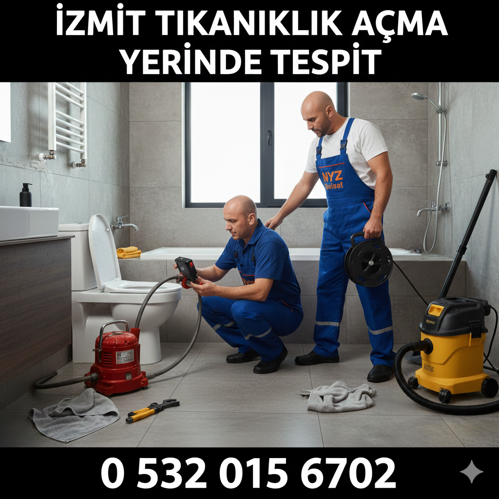 İzmit Tıkanıklık Açma Yerinde Tespit