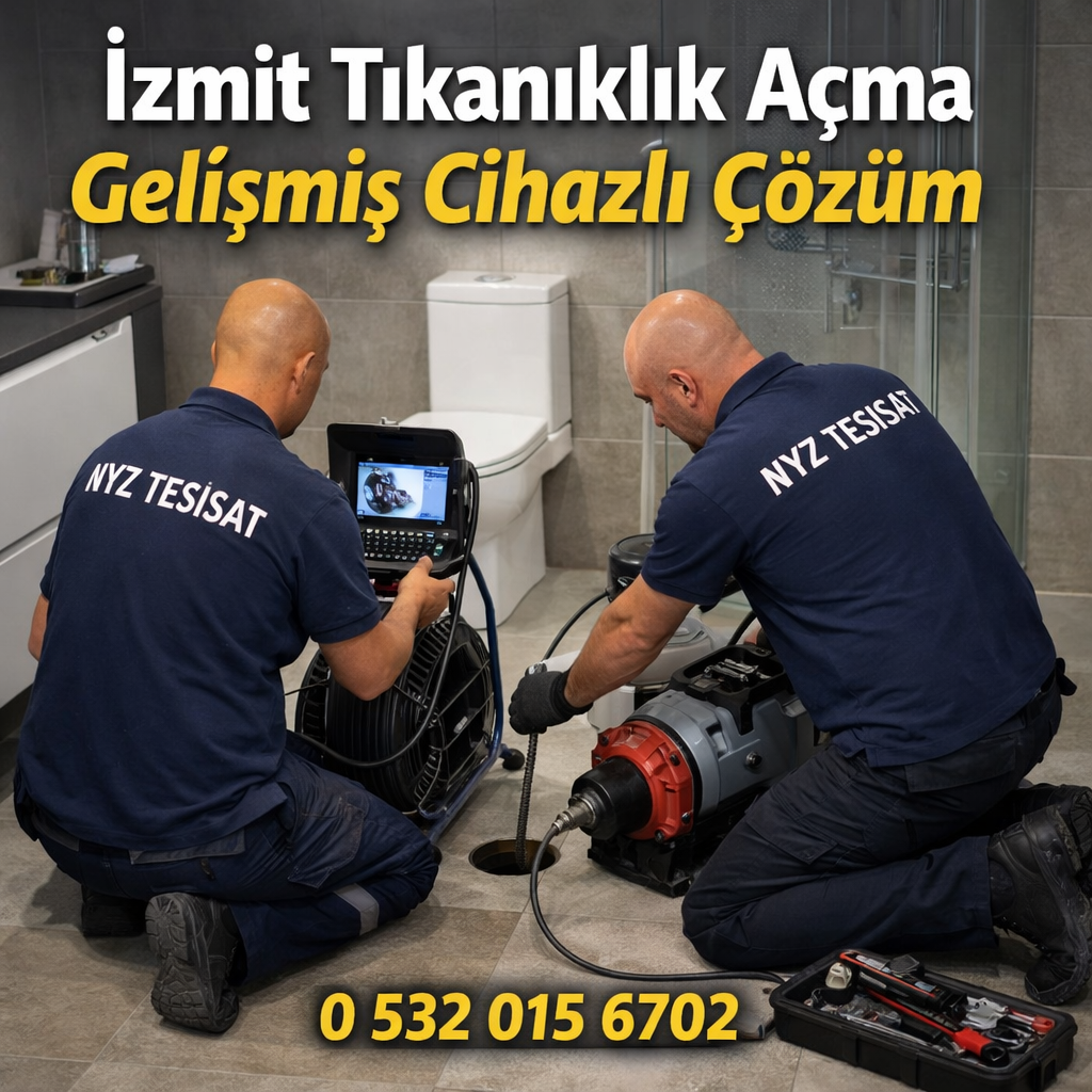 İzmit Tıkanıklık Açma Gelişmiş Cihazlı Çözüm