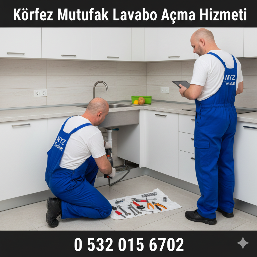 Körfez Mutfak Lavabo Açma Hizmeti