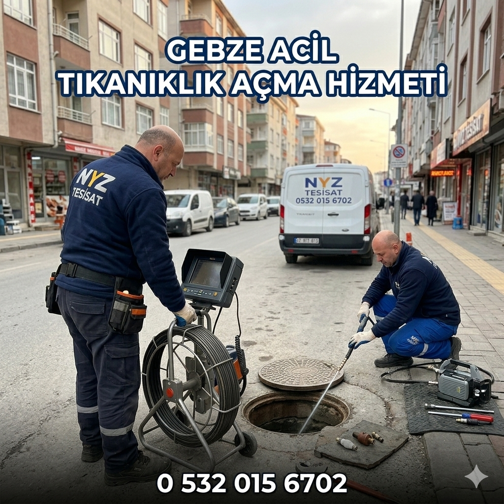 Gebze Acil Tıkanıklık Açma Hizmeti
