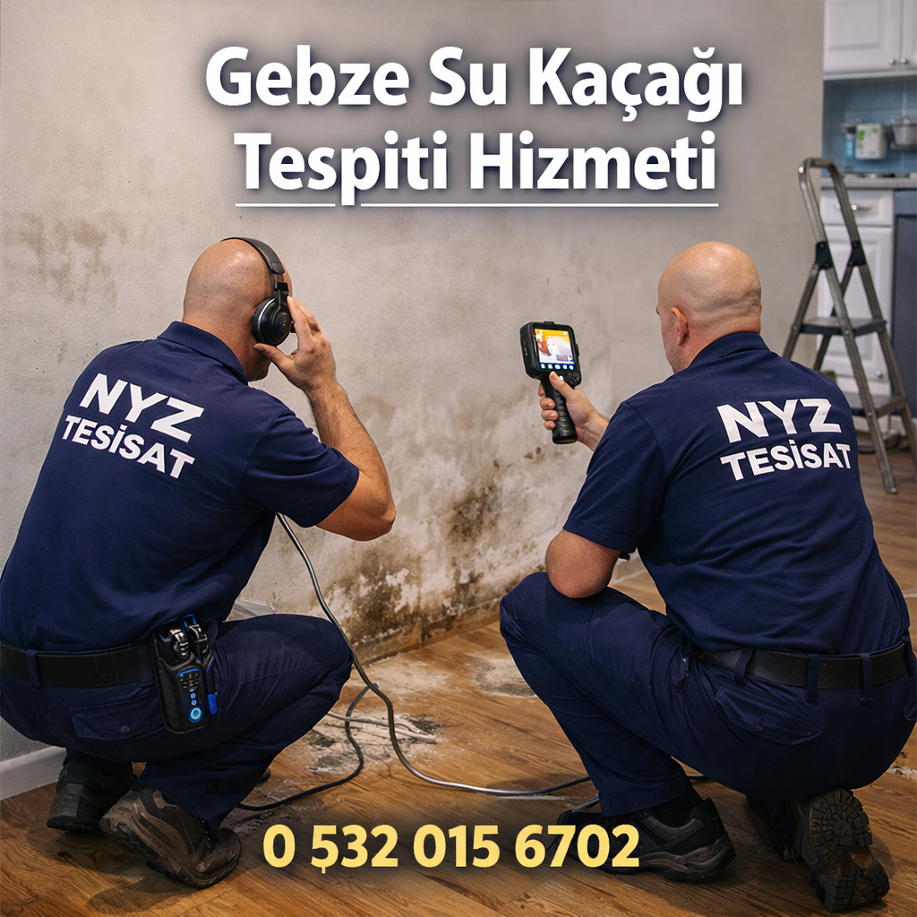 Gebze Su Kaçağı Tespiti Hizmeti