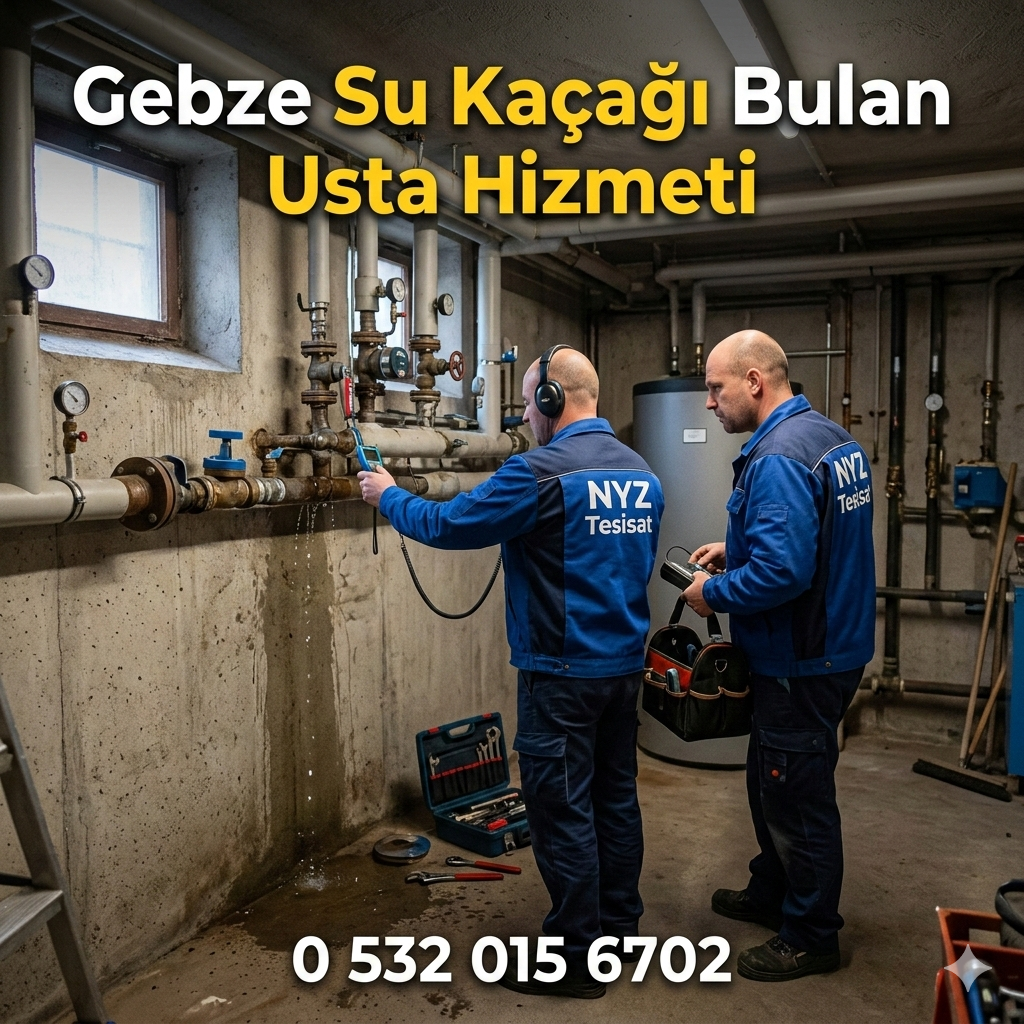 Gebze Su Kaçağı Bulan Usta Hizmeti