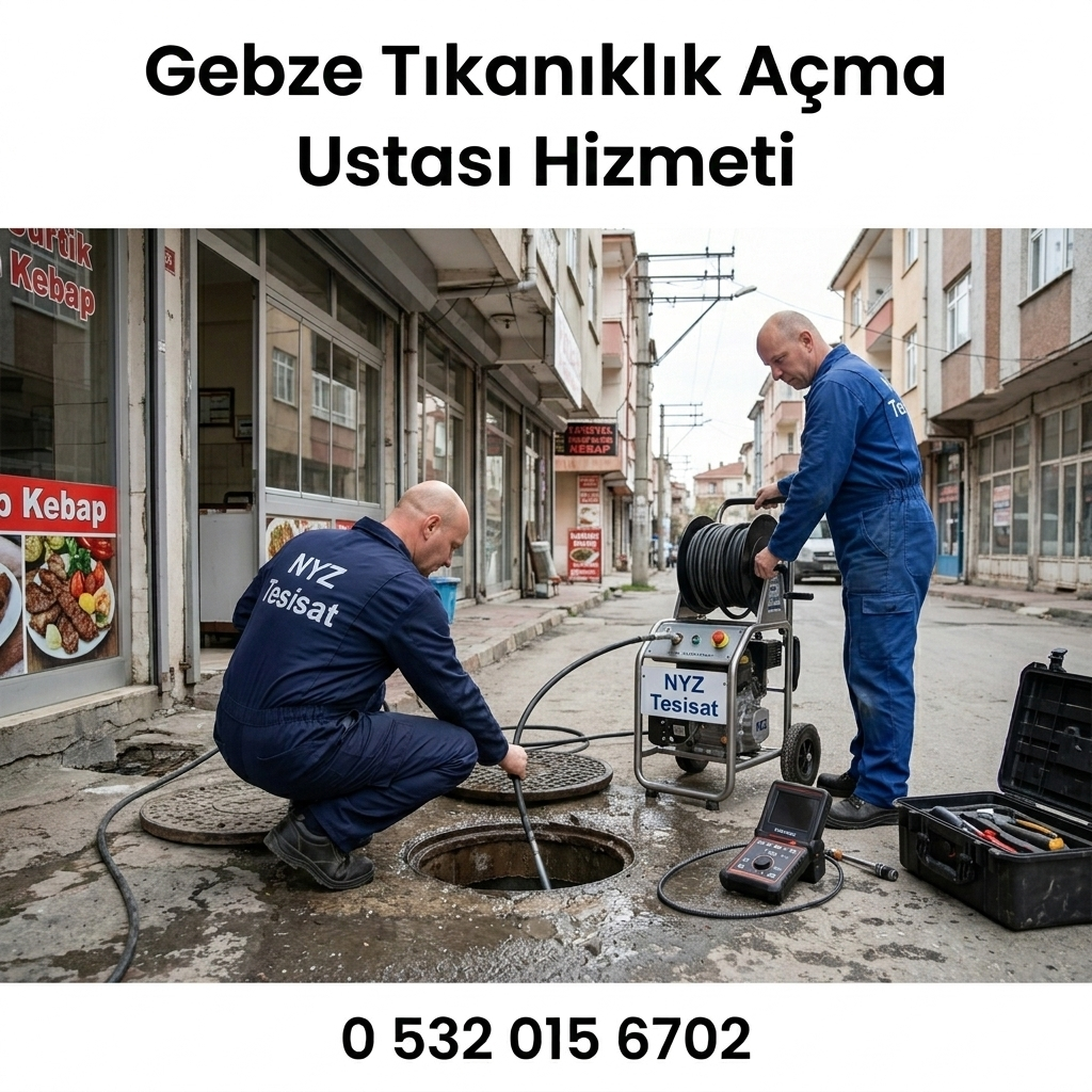 Gebze Tıkanıklık Açma Ustası Hizmeti