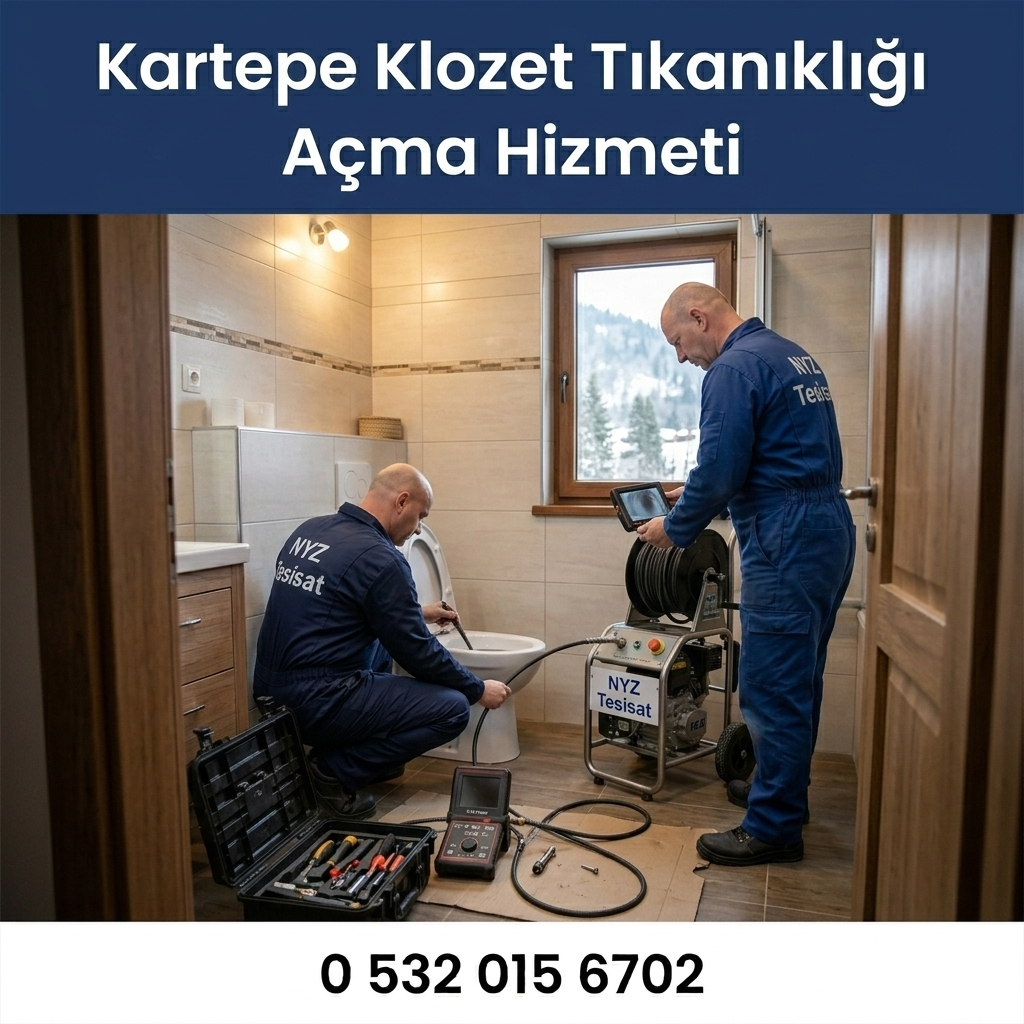 Kartepe Klozet Tıkanıklığı Açma Hizmeti