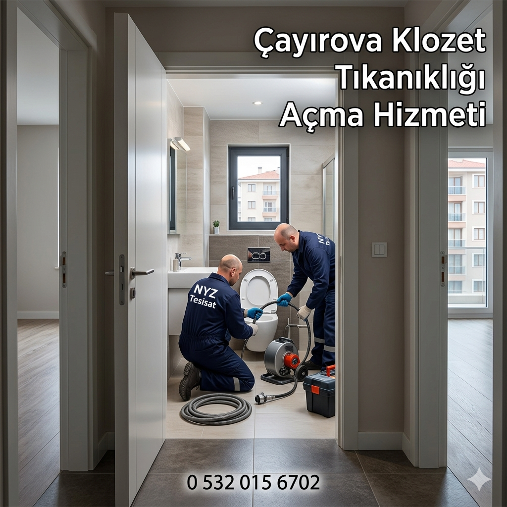 Çayırova Klozet Tıkanıklığı Açma Hizmeti